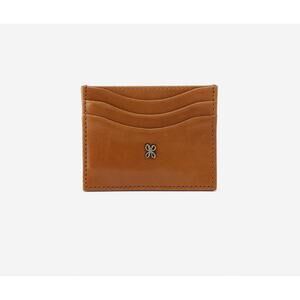 NEW HOBO women's max card holder in truffle